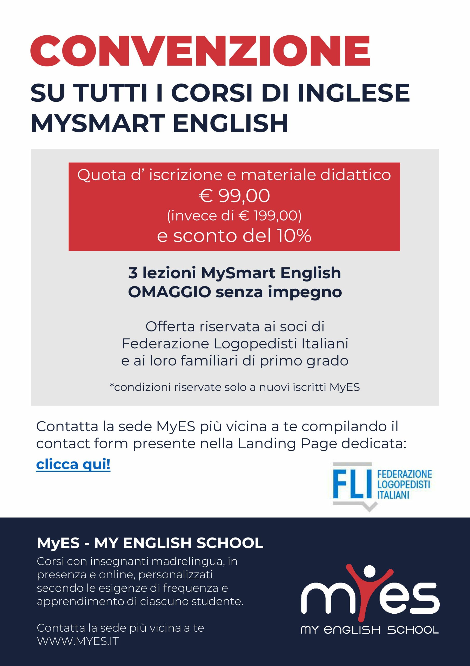 Locandina convenzione MyES FLI - 07.2026